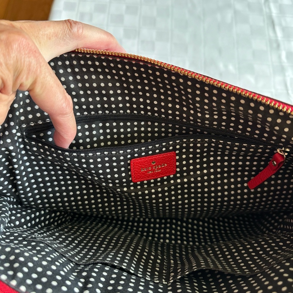 EUC - Kate Spade Red Handbag - Picture 7 of 8